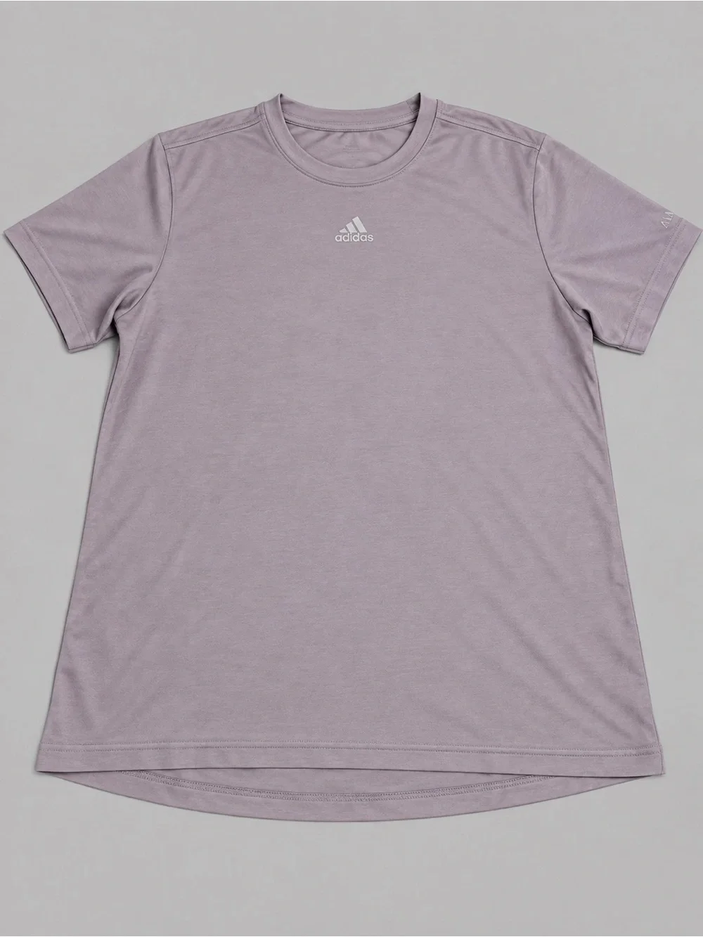 adidas Men’s Lavender Crew Neck Short Sleeve Tee